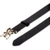 image:imageSam Edelman Womens Casual DoubleE Logo Plaque Buckle Leather Belt for Jeans and TrousersBlack