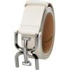 image:imageSam Edelman Womens Casual DoubleE Logo Plaque Buckle Leather Belt for Jeans and TrousersIvory