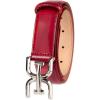 image:imageSam Edelman Womens Fashion DoubleE Plaque Logo Buckle Slim Textured Belt for Jeans Dresses and TrousersRed