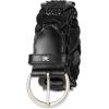 image:imageSam Edelman Womens Linked Woven Leather Belt for Jeans Dresses and SkirtsBlack