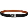 image:imageSam Edelman Womens Skinny 1 Logo Clamp Leather Dress Belt for Jeans Dresses and TrousersBlack