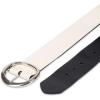 image:imageSam Edelman Womens TwoinOne Reversible Center Bar Buckle Belt Black Centerbar SmallIvoryBlack
