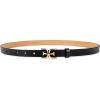 image:imageSam Edelman womens Doublee Plaque Logo Buckle Skinny Fashion Trouser BeltBlack