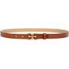 image:imageSam Edelman womens Doublee Plaque Logo Buckle Skinny Fashion Trouser BeltTan