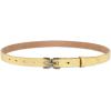 image:imageSam Edelman womens Doublee Plaque Logo Buckle Skinny Fashion Trouser BeltYellow
