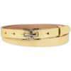 image:imageSam Edelman womens Doublee Plaque Logo Buckle Skinny Fashion Trouser BeltYellow