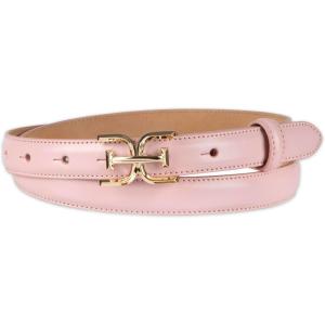 image:imageSam Edelman womens Doublee Plaque Logo Buckle Skinny Fashion Trouser BeltPink