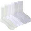 image:imageSam Edelman Womens Anklet Socks  3 PK Mesh Cotton Slouchy SocksIvoryWhiteGrey