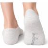 image:imageSam Edelman Womens Cotton Socks  6 PK Invisible Sneaker LinersWhiteBlackGrey