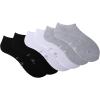 image:imageSam Edelman Womens Low Cut Socks  6 PK Half Cushion Soft Socks for SneakersBlackWhiteGrey