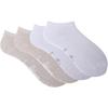 image:imageSam Edelman Womens Low Cut Socks  6 PK Half Cushion Soft Socks for SneakersOatmealWhite