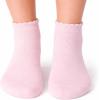 image:imageSam Edelman Womens Quarter Socks  6 PK Cushioned Cotton Scalloped Edge SocksBallet SlipperIvory