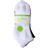 image:imageSam Edelman Womens Quarter Socks  6 PK Cushioned Cotton Scalloped Edge SocksWhiteBlack