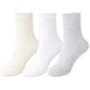 image:imageSam Edelman Womens Anklet Socks  3 PK Mesh Cotton Slouchy SocksIvoryWhiteGrey