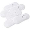 image:imageSam Edelman Womens Cotton Socks  6 PK Invisible Sneaker LinersWhite