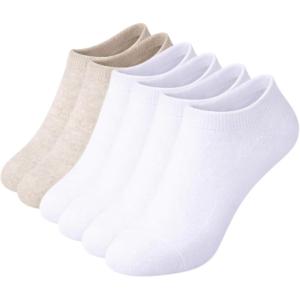 image:imageSam Edelman Womens Low Cut Socks  6 PK Half Cushion Soft Socks for SneakersOatmealWhite