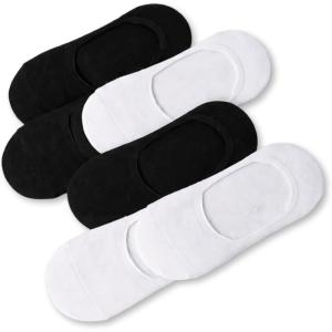 image:imageSam Edelman Womens Socks  6 PK Cotton Invisible MidCut Liner SocksBlackWhite