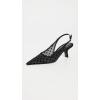 image:imageSam Edelman Womens Bianka Slingback PumpsBlack Polka Dot Mesh