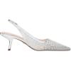 image:imageSam Edelman Womens Bianka Slingback PumpsSoft Silver Mesh