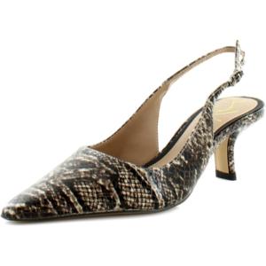 image:imageSam Edelman Womens Bianka Slingback PumpsPython Print in Mocha Taupe