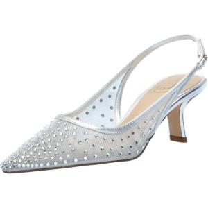 image:imageSam Edelman Womens Bianka Slingback PumpsSoft Silver Mesh