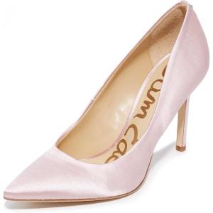 image:imageSam Edelman Womens Hazel Pointed Toe PumpPink Nude Satin