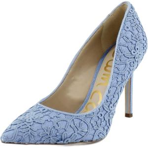 image:imageSam Edelman Womens Hazel Pointed Toe PumpRoyal Sky Blue Lace