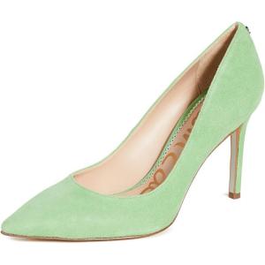 image:imageSam Edelman Womens Hazel Pointed Toe PumpSummer Green Suede Leather