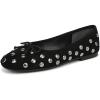 Black Suede Stud