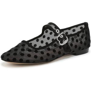 image:imageSam Edelman Womens Michaela Mesh Ballet FlatsBlack Polka Dot Mesh