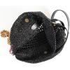 image:imageSam Edelman Marcie Open Weave Raffia Bucket HandbagBlack