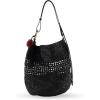 image:imageSam Edelman Marcie Open Weave Raffia Bucket HandbagBlack