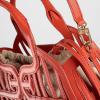 image:imageSam Edelman Marlowe Basket With Canvas Clutch Insert HandbagCayenne
