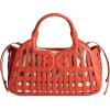 image:imageSam Edelman Marlowe Basket With Canvas Clutch Insert HandbagCayenne