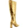 image:imageSam Edelman Womens Sylvia BootsMedallion Gold Snake Wide Calf