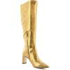 image:imageSam Edelman Womens Sylvia BootsMedallion Gold Snake Wide Calf