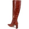 image:imageSam Edelman Womens Sylvia BootsNew Cognac Croco Leather