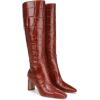 image:imageSam Edelman Womens Sylvia BootsNew Cognac Croco Leather