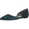 Jasmine Green Kid Suede Leather