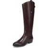 Dark Brown Wide Calf