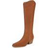Frontier Brown Wide Calf