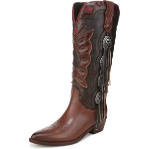 image:imageSam Edelman Womens Rhett Western Fringe BootsLuxe BrownPrestige Chocolate