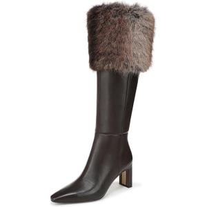 image:imageSam Edelman Womens Sylvia BootsChocolate BrownBrown Multi Wide Calf