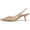 image:imageSam Edelman Womens Bianka Slingback PumpsEcru Multi