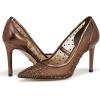 image:imageSam Edelman Womens Hazel Mesh PumpsBronze Metallic Glitz