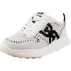 Ivory/Black Crochet