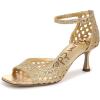 image:imageSam Edelman Womens Peyton Kitten Heel SandalsAmber Gold