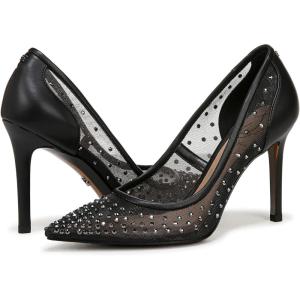 image:imageSam Edelman Womens Hazel Mesh PumpsBlack Glitz