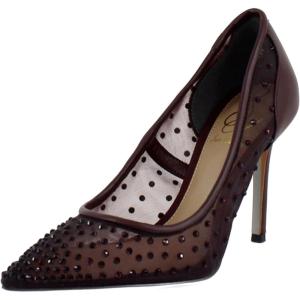 image:imageSam Edelman Womens Hazel Mesh PumpsFrench Burgundy Glitz