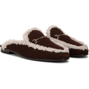 image:imageSam Edelman Womens Linnie Flat MulesCafe Noir Shearling